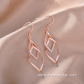 Earrings 925 Sterling Silver White Gold Rose Gold